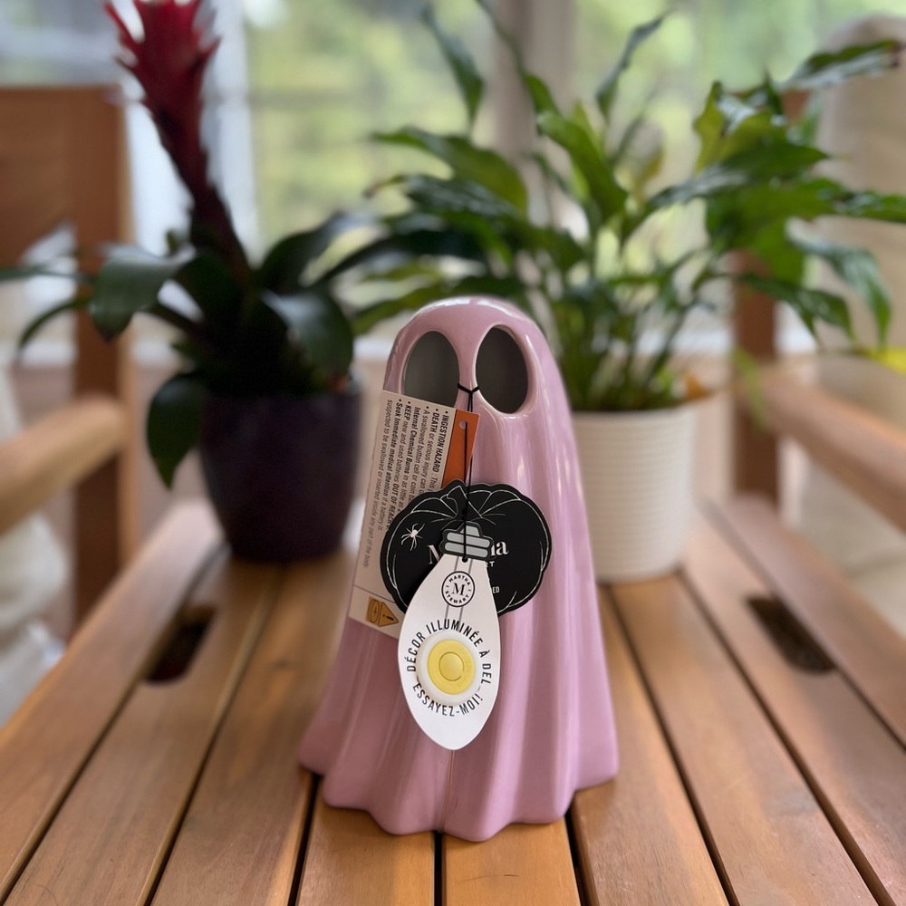 Martha Stewart Lavender LED Ghost Decor